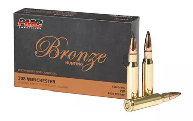 PMC Bronze .308 Winchester 150gr SP Ammunition - 20 Rounds