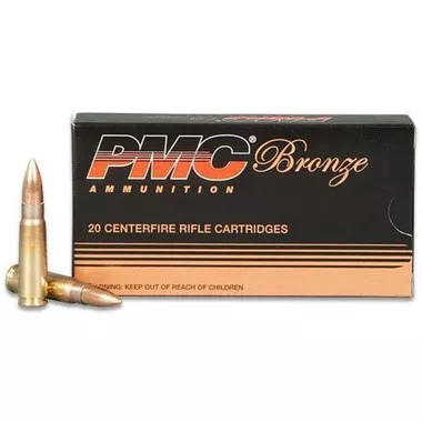 PMC Bronze 7.62x39mm 123gr FMJ Ammunition - 20 Rounds
