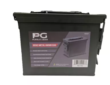 Pursuit Gear Mini Metal Ammo Can OD