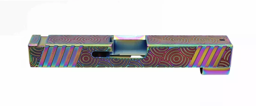 Pvd Coated & “Crop Circles” Engraved G48 Standard One-Off Slide