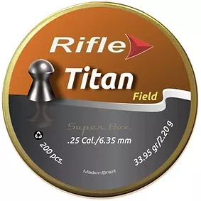 RAB FIELD SERIES TITAN ROUND 6.35 /.25CAL (33.95GR),200 PACK)
