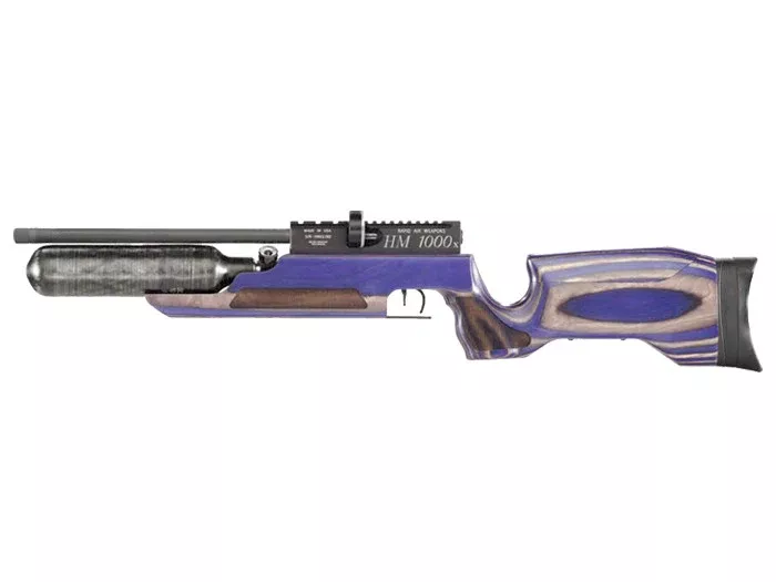 RAW HM1000x Mini LRT Air Rifle, Blue Laminate - Caliber 0.30 - FPS 840