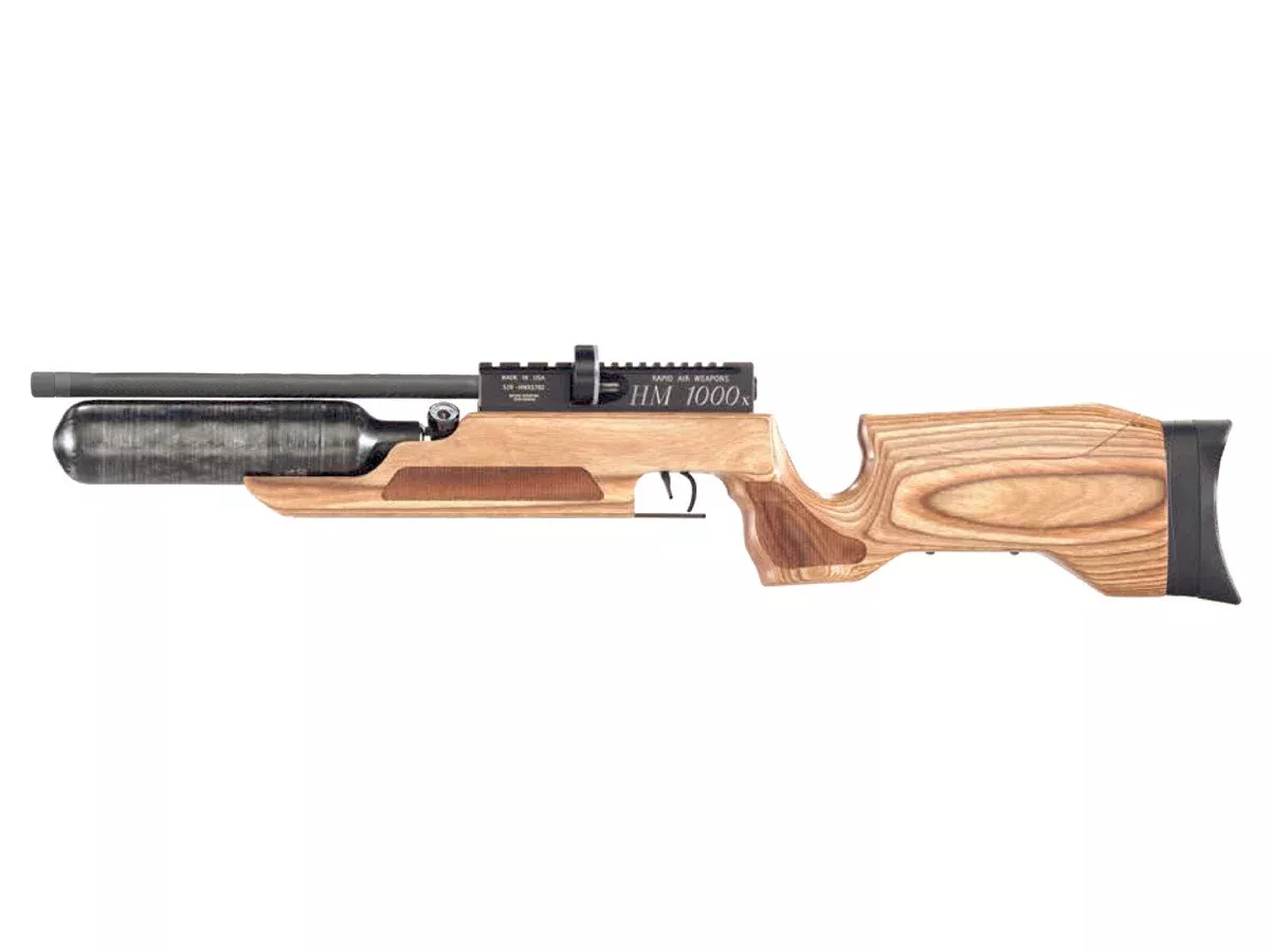 RAW HM1000x Mini LRT Air Rifle, Tan Laminate - Caliber 0.22 - FPS 850