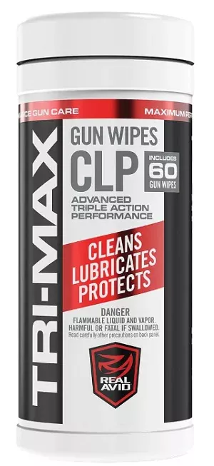 Real Avid Tri-Max CLP Gun Cleaning Wipes 60 Count