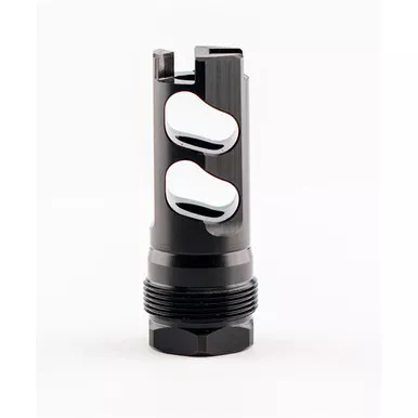 Rearden DPB Muzzle Brake 0.375 1/2-28 Threads Square Shoulder Black