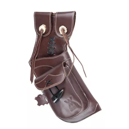 Red leather Field Wild Mountain Ortles quiver