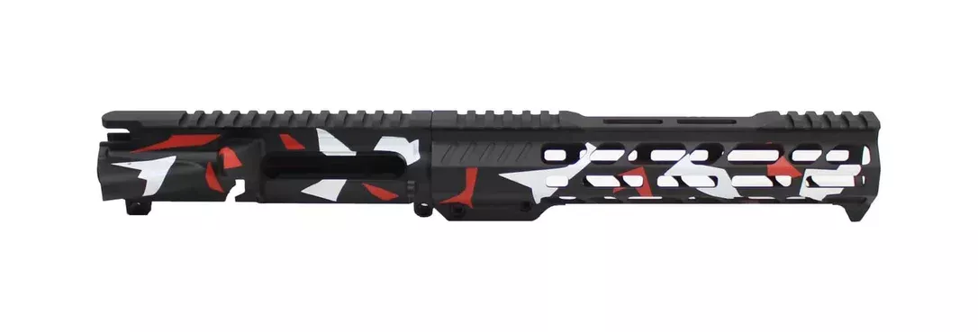 Red Urban Camo Cerakote AR-15 Upper & 9.5″ MLOK Handguard Set