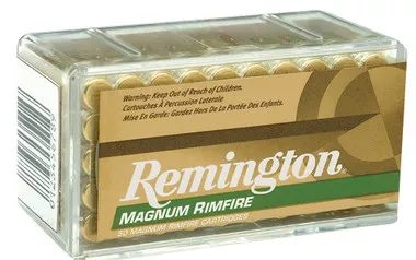 Remington .22 WMR 40gr JHP Ammunition - 50 Rounds