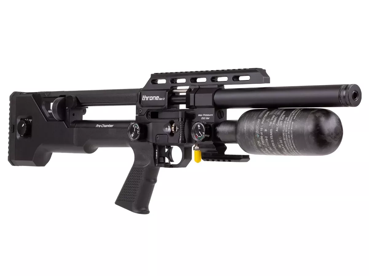 Reximex Throne Gen2 Compact PCP Air Rifle, .25caliber - Caliber 0.25 - FPS 745