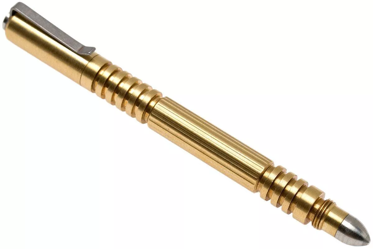 Rick Hinderer Investigator Pen Brass/Messing, tactical pen