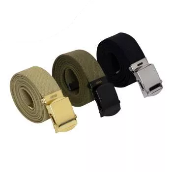 Rothco 54 Inch Military Web Belts in 3 Pack Khaki/Black/OD