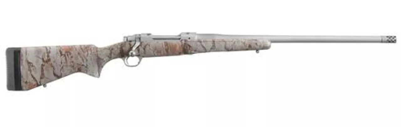 Ruger Hawkeye FTW Hunter 308win 22″ Barrel SS/Natgeaer camo