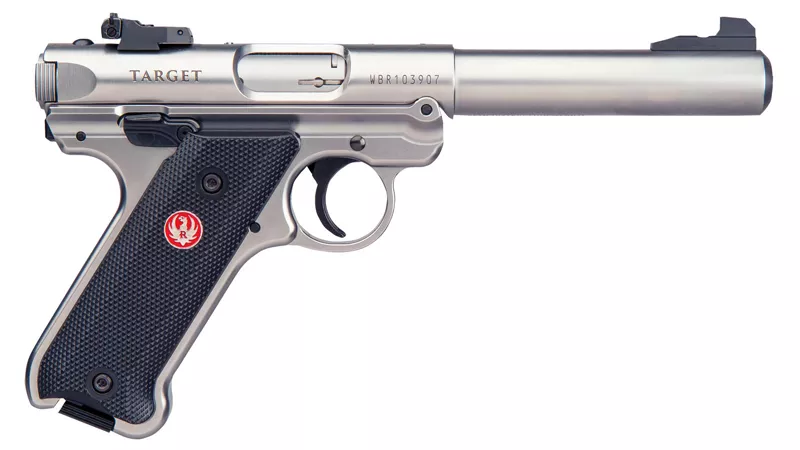 Ruger Mark IV Stainless Target 22LR Pistol 5.5″ Barrel