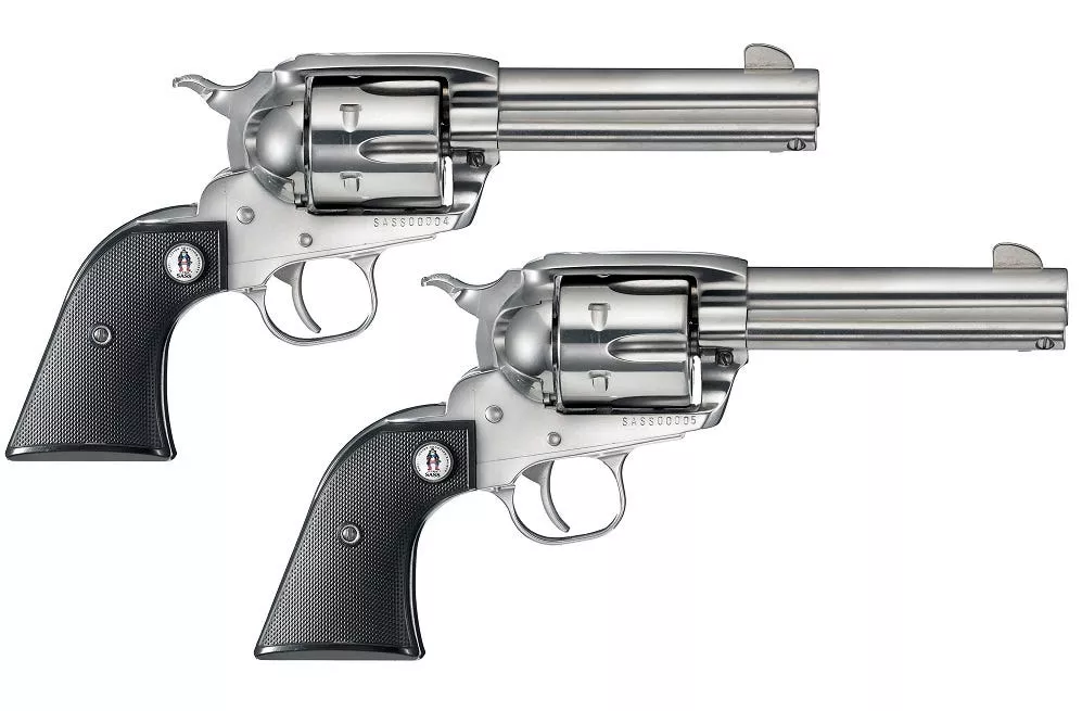 Ruger SASS Vaquero Consecutive Pair 357 Mag Stainless 4.62" Barrel 5133