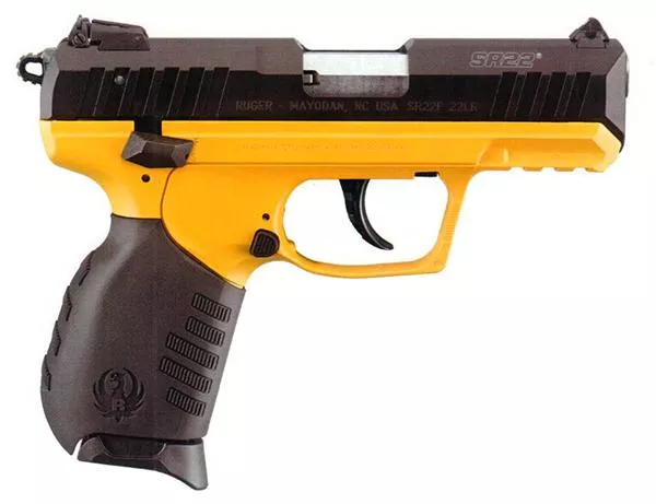 RUGER SR22P-RY YELLOW 22 LR TALO 3624