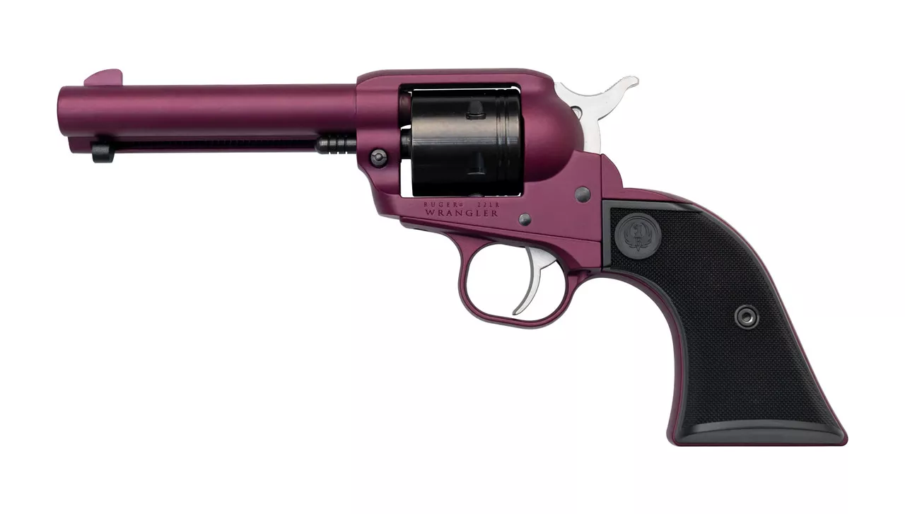 Ruger Wrangler .22 LR, 4.62″ Barrel, Black Cherry, 6rd