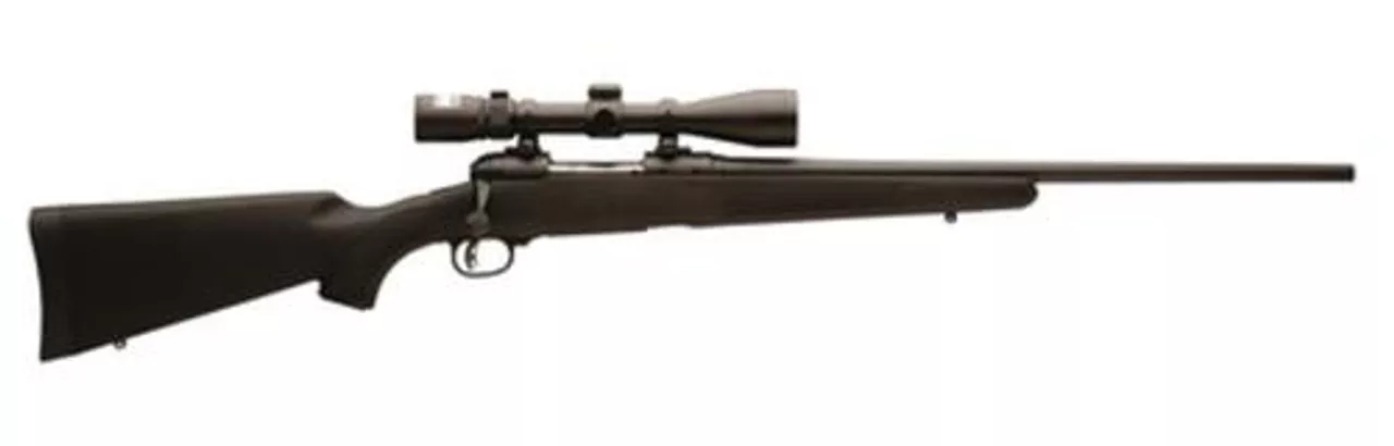 Savage Model 111 Trophy Hunter XP Package .300 Win Mag 24″ Blued Barrel Black Synthetic Stock 3rd Includes Nikon 3-9x40mm Riflescope Mounted Left Handed