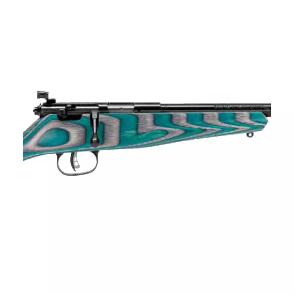 Savage Rascal Minimalist Bolt Action Rifle Teal/Gray – 22 Long Rifle