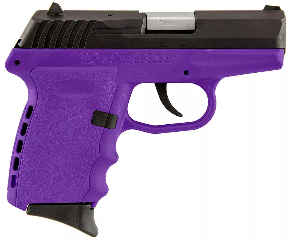 SCCY Industries CPX2CBPU CPX-2 Double Action 9mm 3.1″ 10+1 Purp