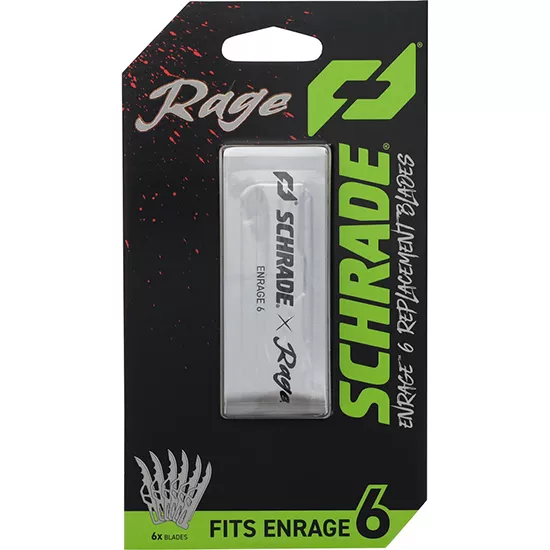 SCHRADE ENRAGE 6 REPLACEMENT BLADES 6 PACK 2.2” BLADES