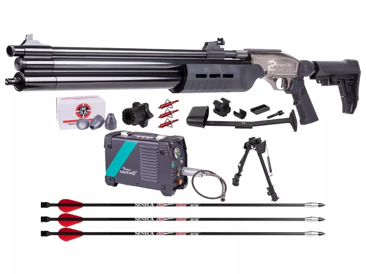 Seneca Dragon Claw II Tactical Ready-to-Hunt Combo - Caliber 0.50 - FPS 860