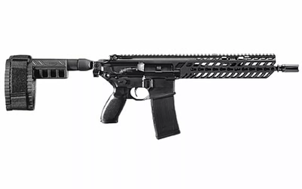 SIG MCX 5.56 11.5″ Barrel W/Pistol Stabilizing Brace, Keymod Rail 30 Rd Mag