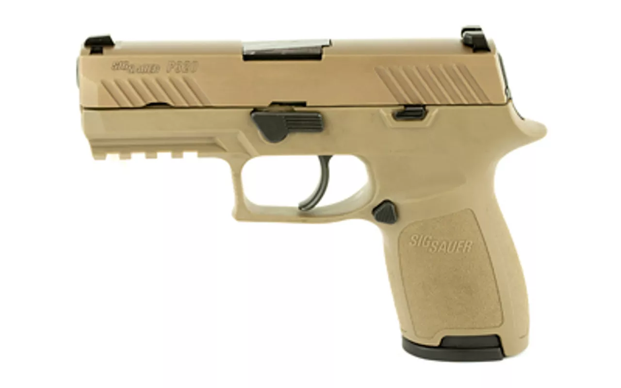 Sig P320 Compact 9mm, FDE, Striker Fired, DAO, Medium Grip, 10rd