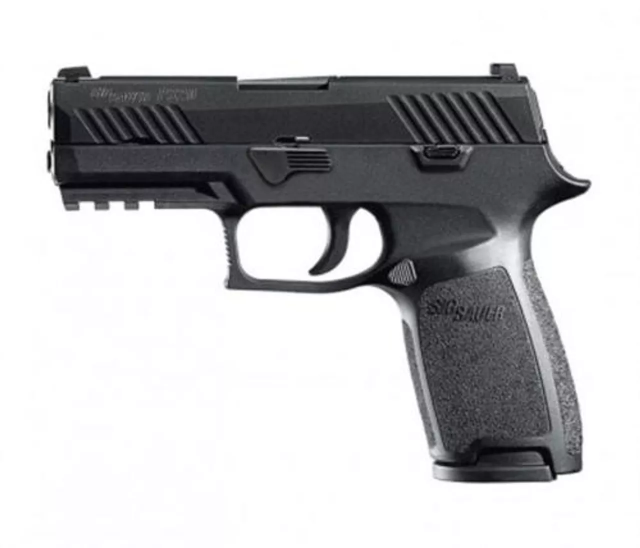 Sig P320 Nitron Carry Double 9mm, 3.9″, Black Grip, Black Nitron Stainless, 10rd