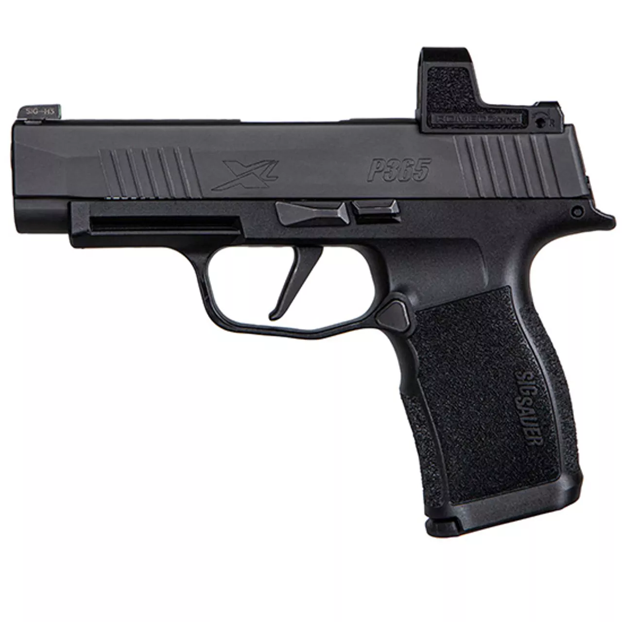 Sig P365 XL 9mm, 3.7″ Barrel, X-Ray3 NS, Romeo Zero, Black, 10rd
