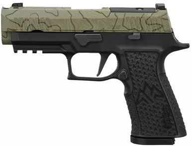 Sig Sauer 320XCA10COMPCW P320 Xten Endure Comp 10mm 3.80" BBL Moss Green