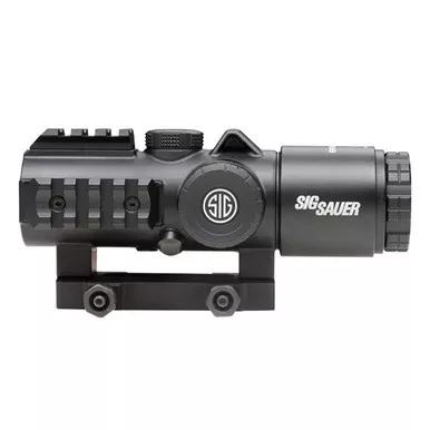 Sig Sauer Bravo3 Rifle Scope 3x 30mm Red Dot Horseshoe Reticle