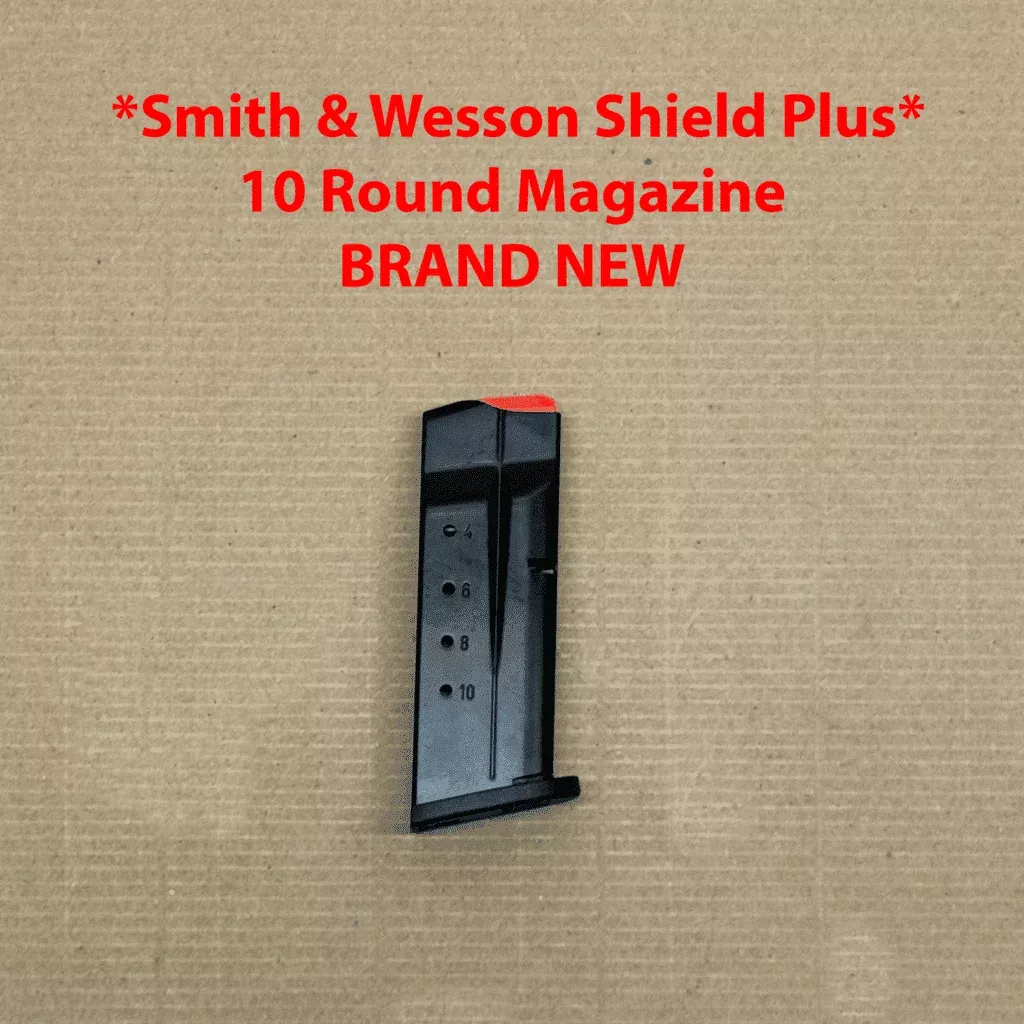 * SINGLE * 10 Round Smith & Wesson M&P9 Shield Plus OEM Magazine – 3014410