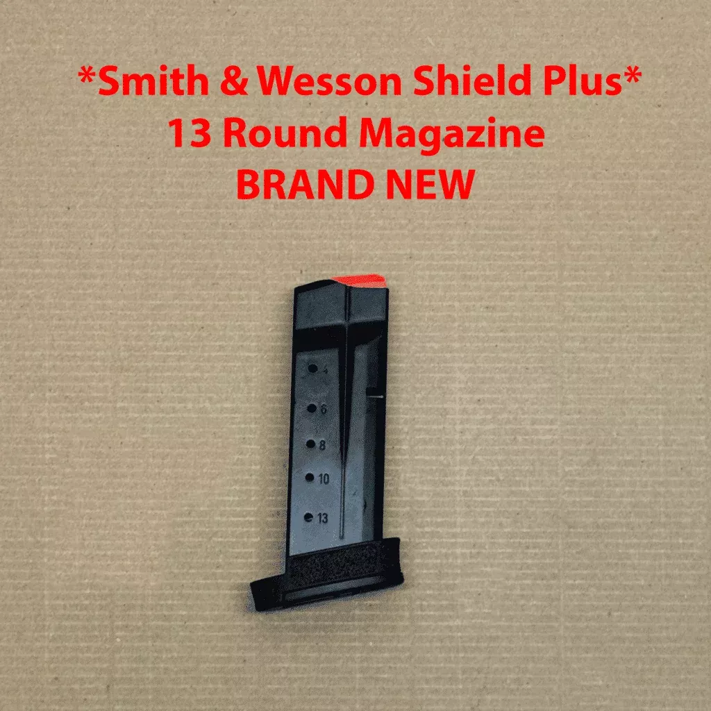 * SINGLE * 13 Round Smith & Wesson M&P9 Shield Plus OEM Magazine – 3014411