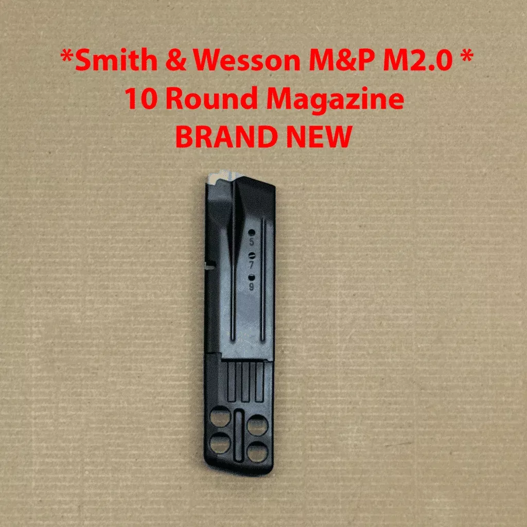 * SINGLE * S&W M&P M2.0 COMPETITOR 10rd Full Size Magazine 10 Round Extended Base – 3015716