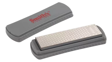 Smith & Wesson DualGrit Double-Sided Sharpening Stone 6 Inch Diamond Sharpener Medium/Fine Gray