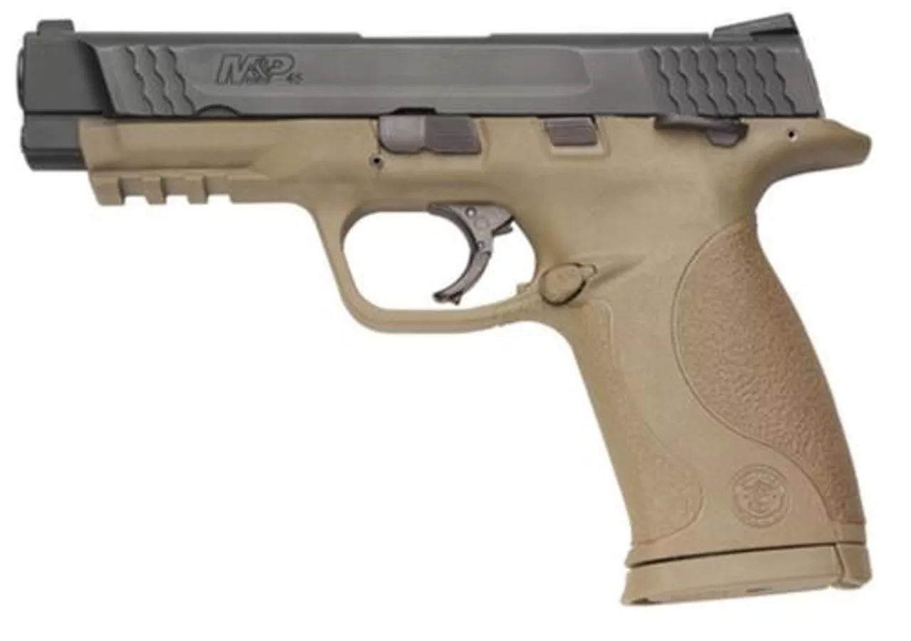 Smith & Wesson MP45 45 ACP Dark Earth Frame, Fixed Sights, 10 Rnd Mag