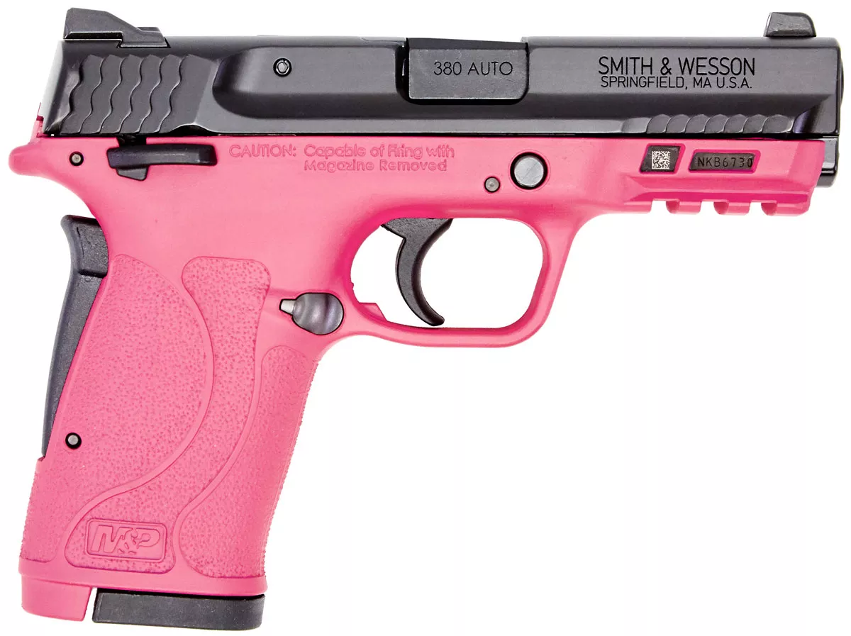 Smith & Wesson Shield EZ 380 Pink Madness Edition 380 ACP Pistol – Hyatt Custom