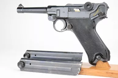 SOLD - 1942 "Black Widow" Mauser Luger (9273i - 21908)