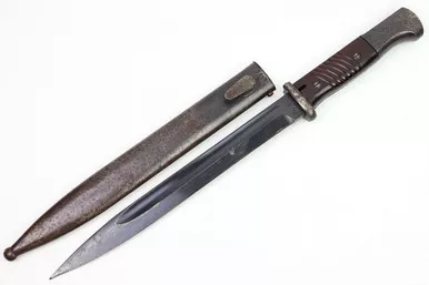 SOLD - 1943 K98 Bayonet with Matching Scabbard