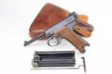 SOLD - Beautiful Type 14 Nambu Rig - Two Matching Magazines