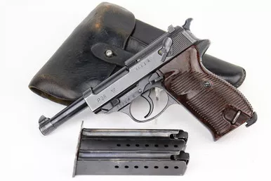 SOLD - BYF 43 Mauser P.38 Rig (8982e - 19585)