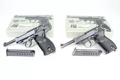 SOLD - Consecutively-Numbered, Boxed French SVW 46 Mauser P.38's - L Block