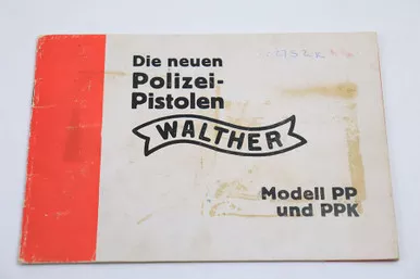 SOLD - Early Police Walther PP/PPK Manual