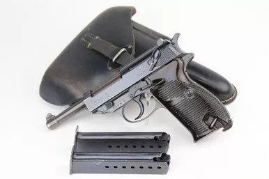 SOLD - Excellent 1941 Walther P.38 Rig - Matching Magazine
