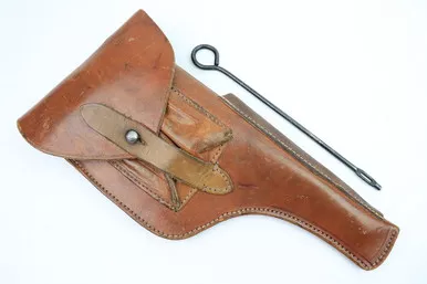 SOLD - Leather C96 Holster with Cleaning Rod