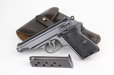 SOLD - Luftwaffe Contract Walther PP Rig - Matching Magazine