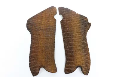 SOLD - Matching Numbered E/135 Luger Grips