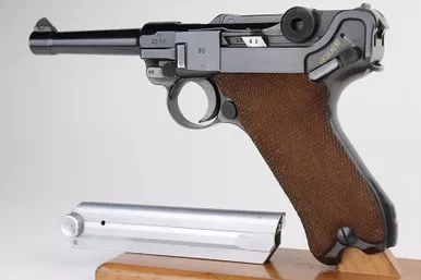 SOLD - Minty 1940 Mauser Banner Luger - Police Eagle L