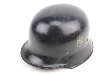 SOLD - Police Re-Issued Fireman's Helmet