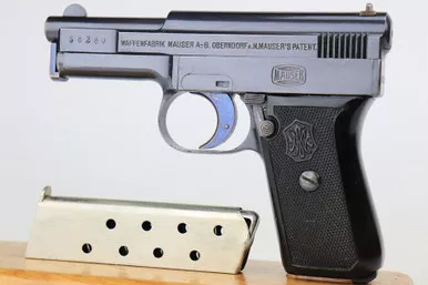 SOLD - Scarce, Minty Mauser Model 1910 - Side Latch